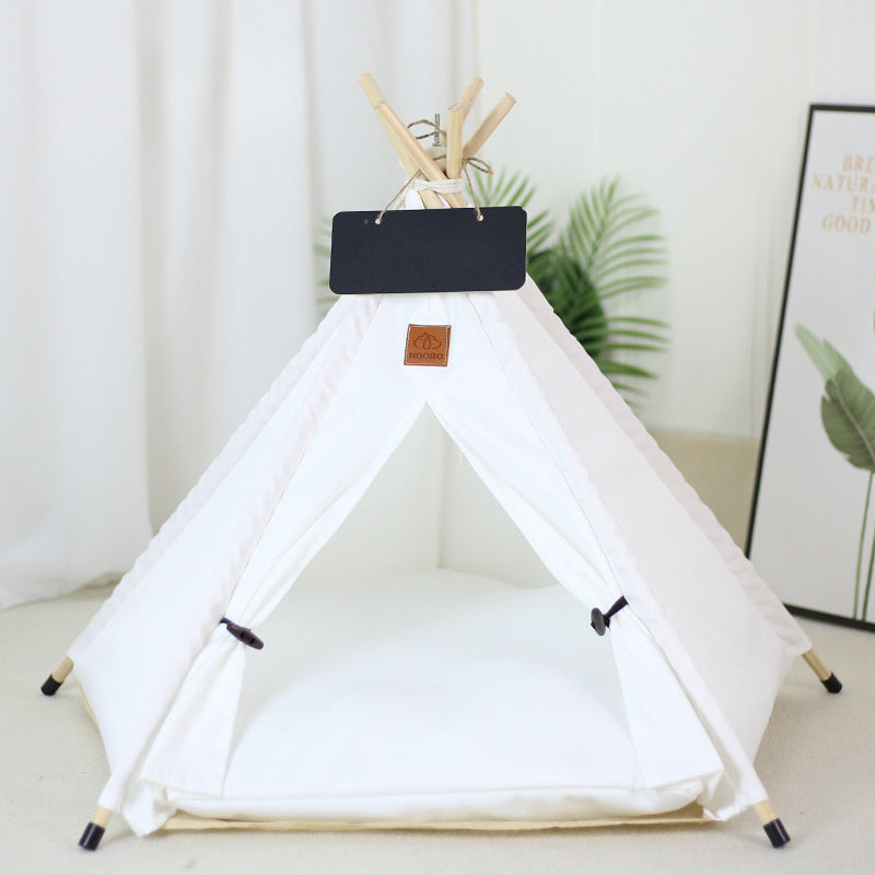 Pet Teepee Tent Washable With Cushion