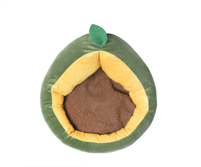 Avocado pet bed with Cushion