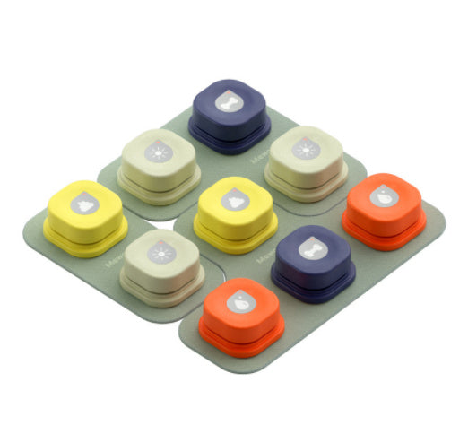 4 Colors Pet Communication Button One-click