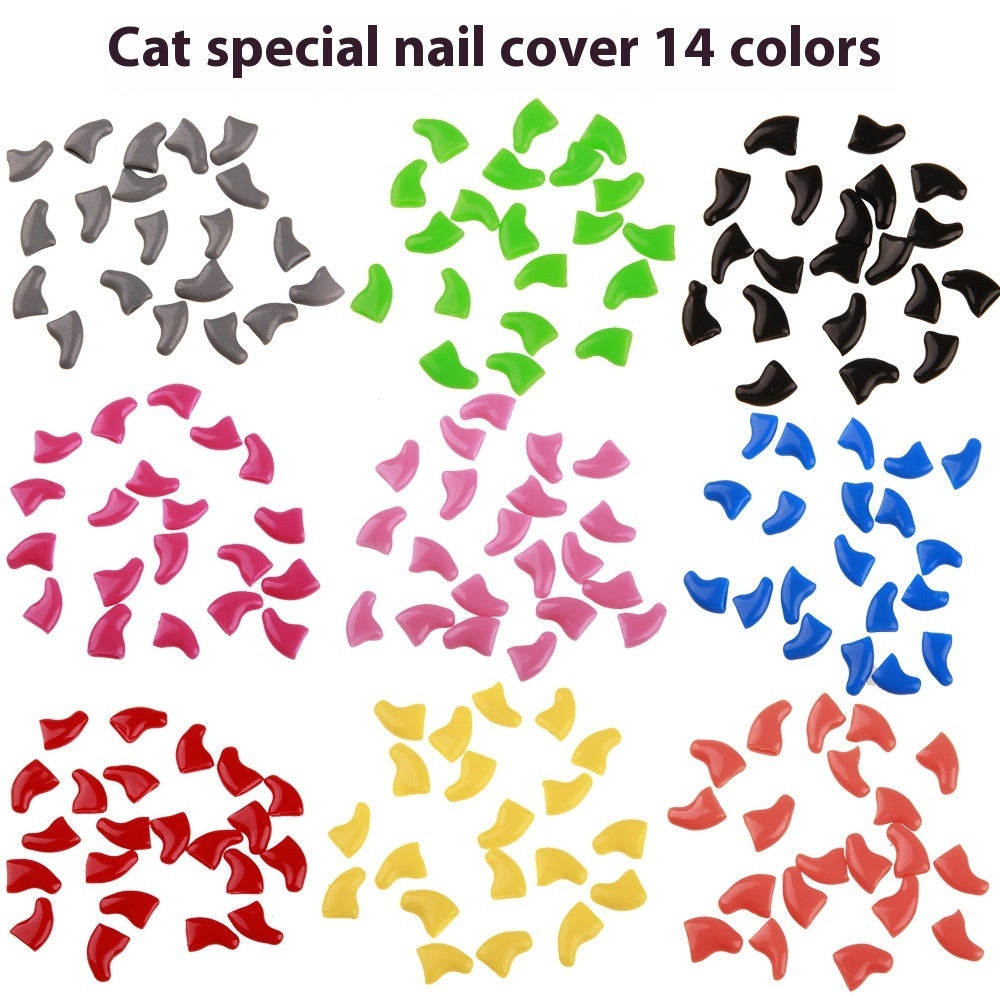 Cat Nail Pe Cover Suitable For Cat Types
