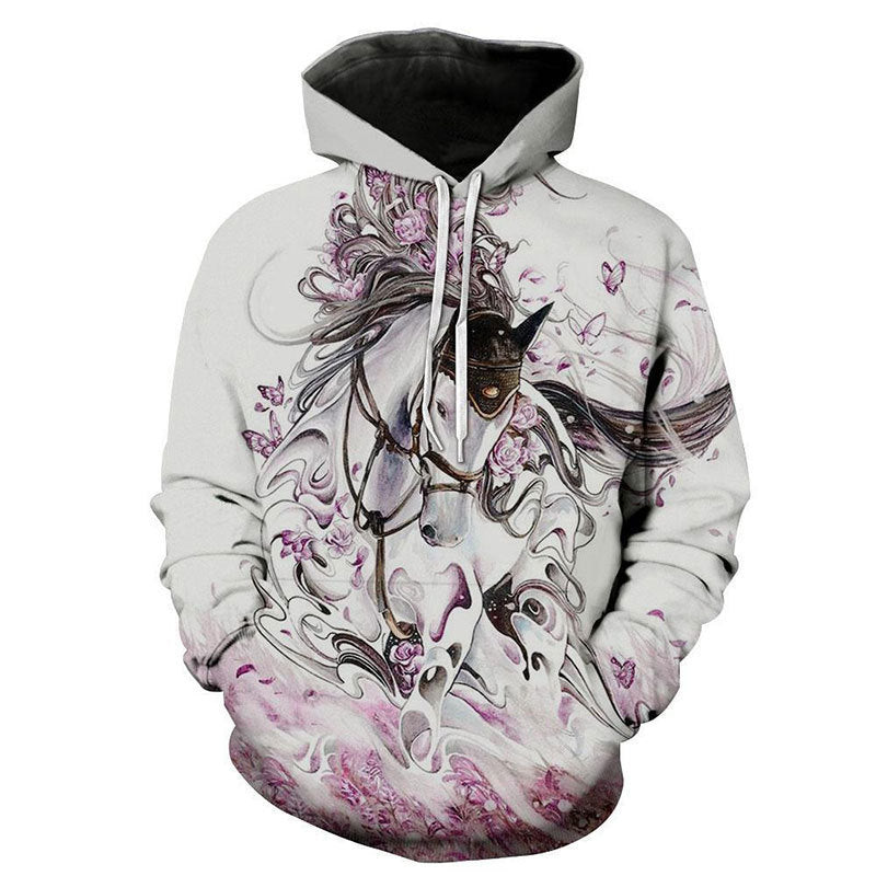 Horse 3D printed Hoodie