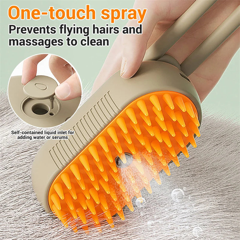 Cat Steam Brush Steamy Brush 3 In 1