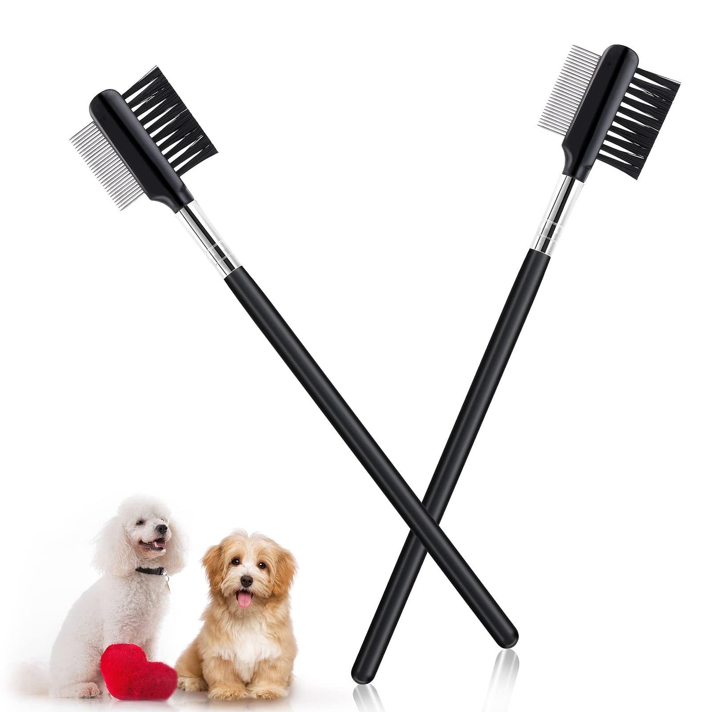 Dog Eye Comb Tear Stain Remover Comb Double-Head Tear Stain Comb For Small Dogs