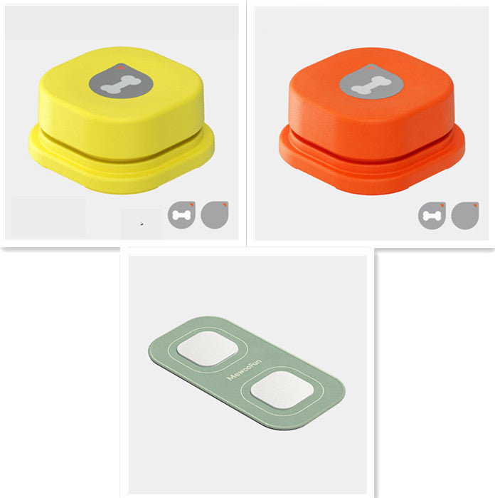 4 Colors Pet Communication Button One-click