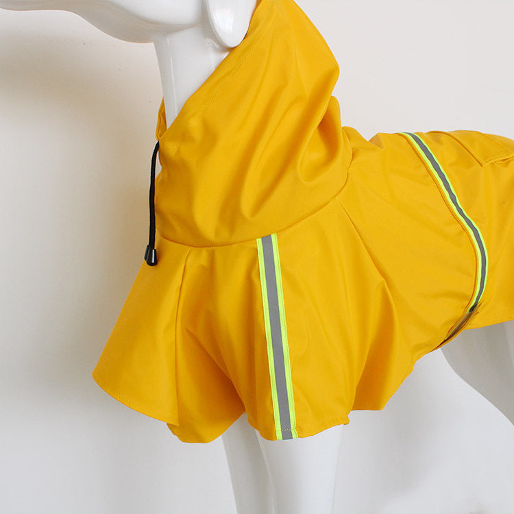 Dog raincoat waterproof cape dog