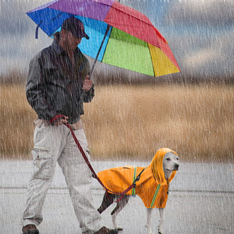 Dog raincoat waterproof cape dog