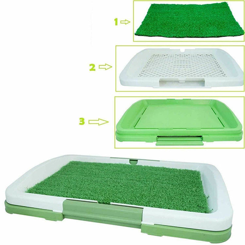 Dog Cleaning Tool Grid Lawn Flat Toilet D