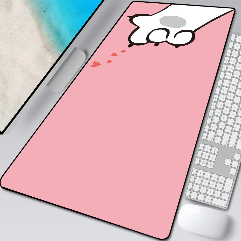 Large Cartoon Cat Paw Mouse Pad