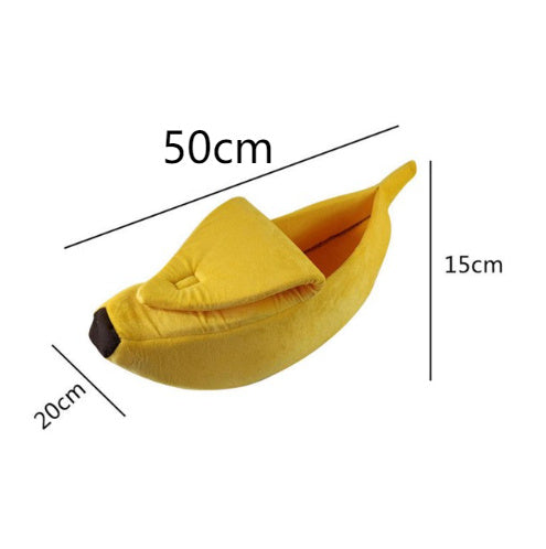 Pet Banana Bed