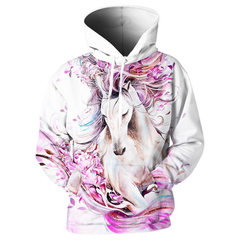 Horse 3D printed Hoodie