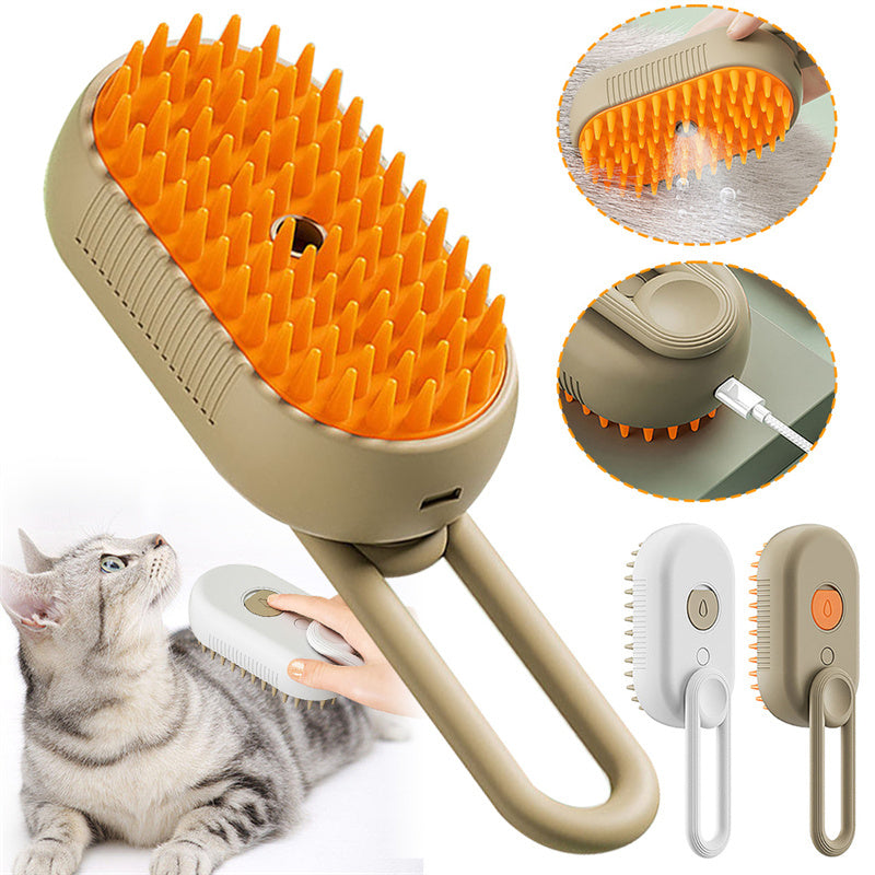 Cat Steam Brush Steamy Brush 3 In 1