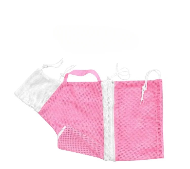 Cat Grooming Shower Bag Mesh Adjustable Multipurpose Pet Restraint Bag Prevent Scratching For Bathing Nail Trimming Anti-scratch