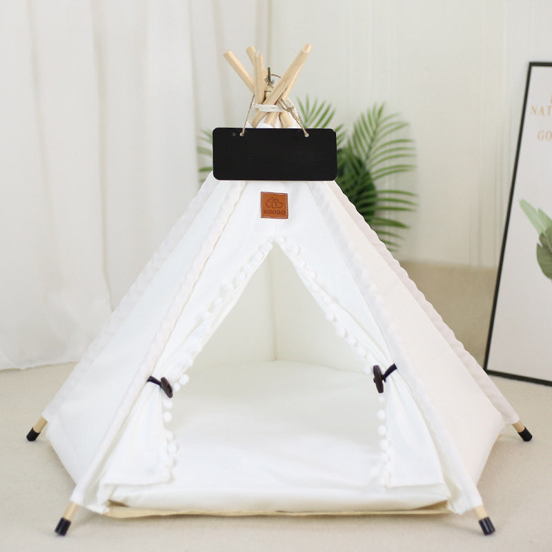 Pet Teepee Tent Washable With Cushion
