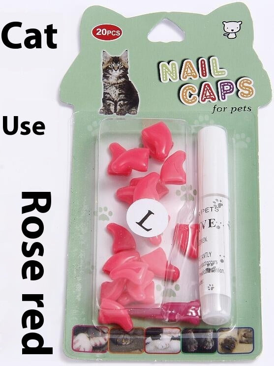 Cat Nail Pe Cover Suitable For Cat Types