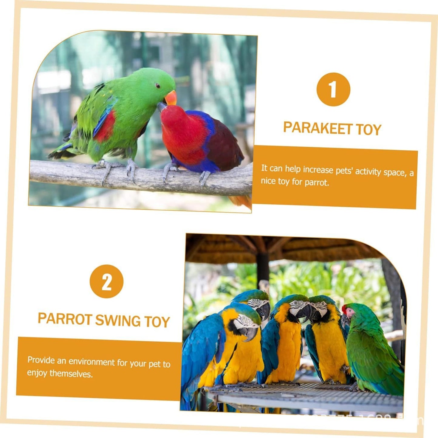 Parrot Toys Climbing Net Hammock Medium And Large Toy Bird Cage