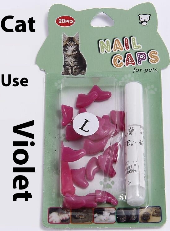 Cat Nail Pe Cover Suitable For Cat Types