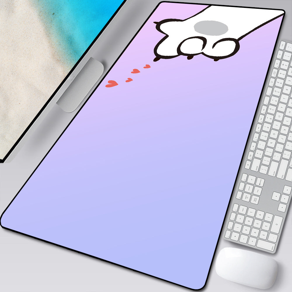Large Cartoon Cat Paw Mouse Pad