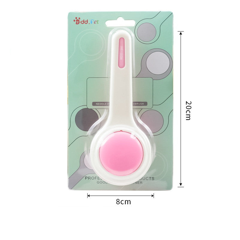 Contrasting Color Pet One Key Hair Removal Dog Comb