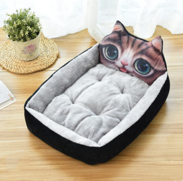 Kennel removable and washable bed