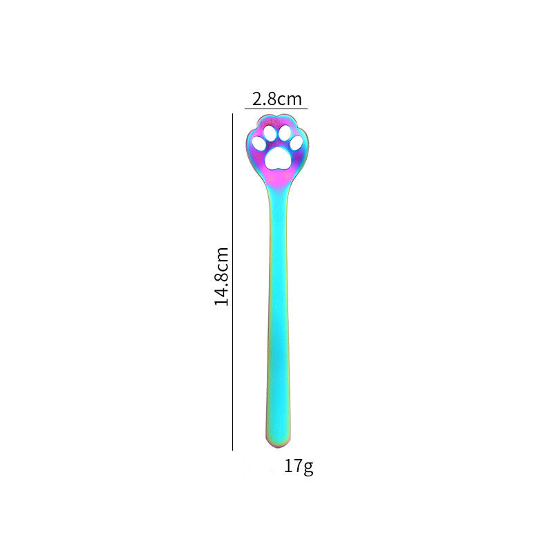 Creative Cartoon Dog Paw Hollow Mixing Spoon