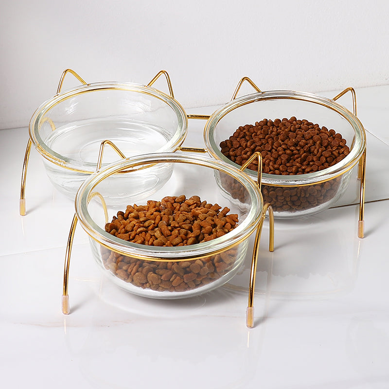 Cat Glass Bowl