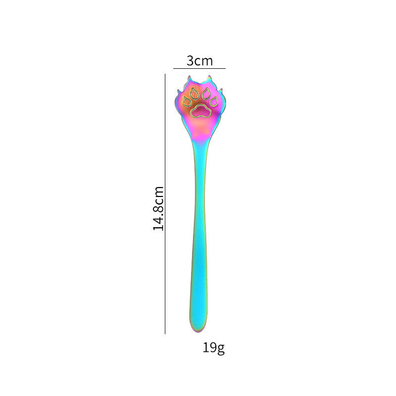 Creative Cartoon Dog Paw Hollow Mixing Spoon