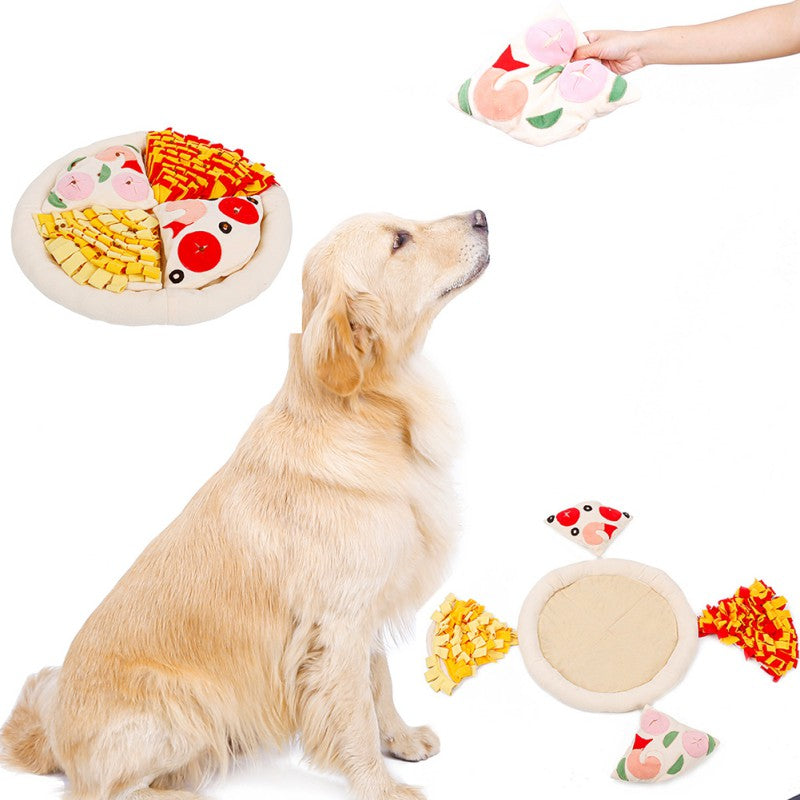 Pet Dog Pizza Hidden Food Sniffing Mat