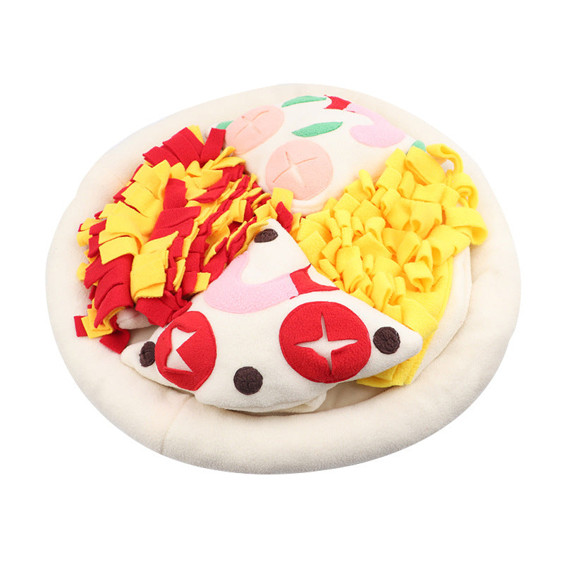 Pet Dog Pizza Hidden Food Sniffing Mat
