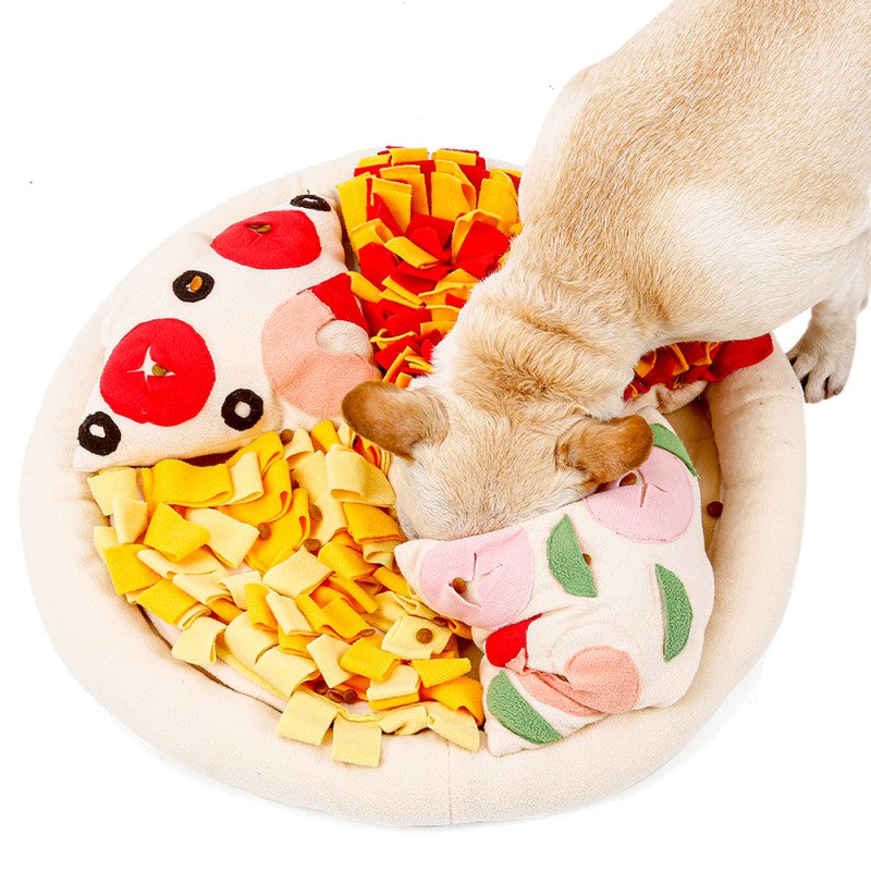 Pet Dog Pizza Hidden Food Sniffing Mat