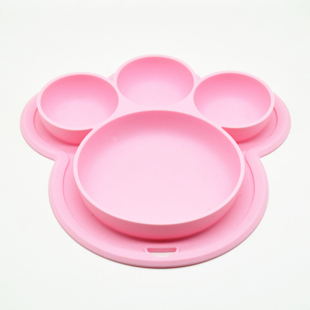 Bear's Paw Children's Plate New Silicone