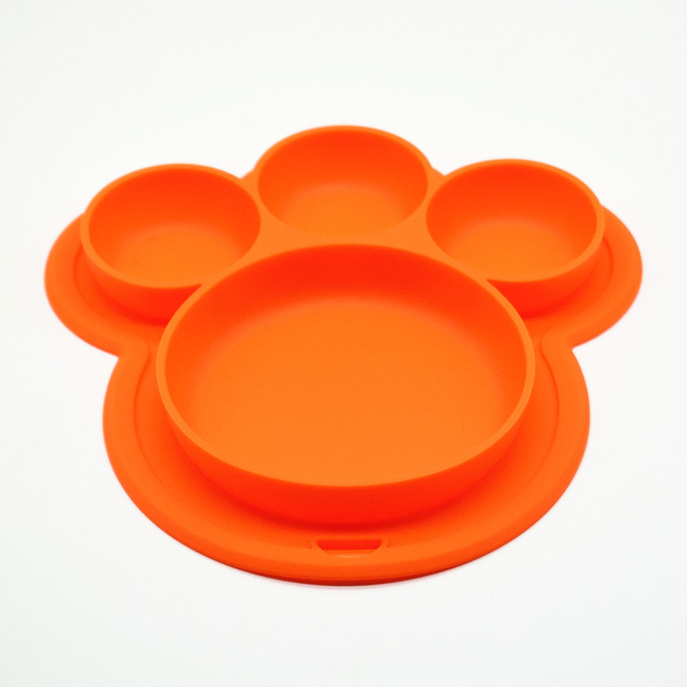 Bear's Paw Children's Plate New Silicone