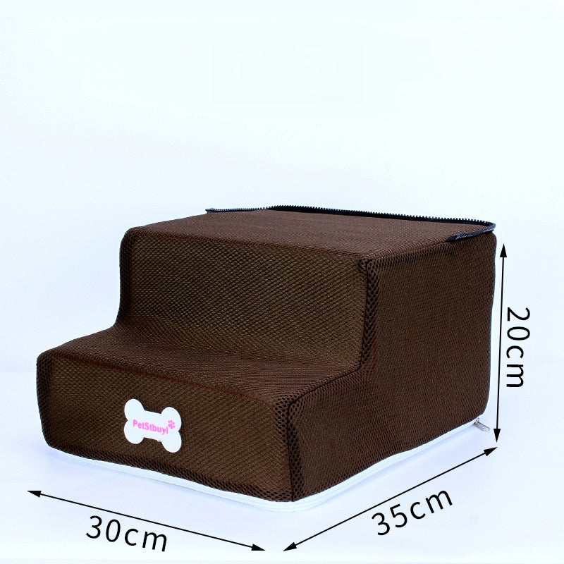 Pet Sponge On The Sofa Bed Climbing Ladder