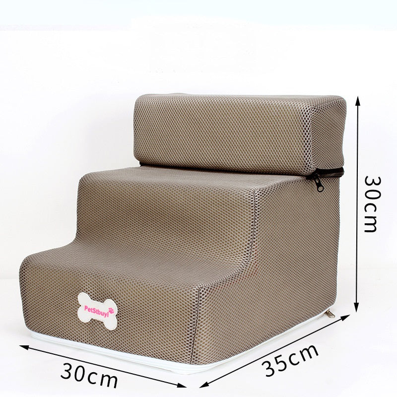 Pet Sponge On The Sofa Bed Climbing Ladder