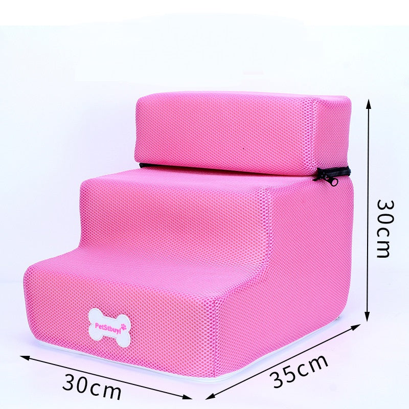 Pet Sponge On The Sofa Bed Climbing Ladder