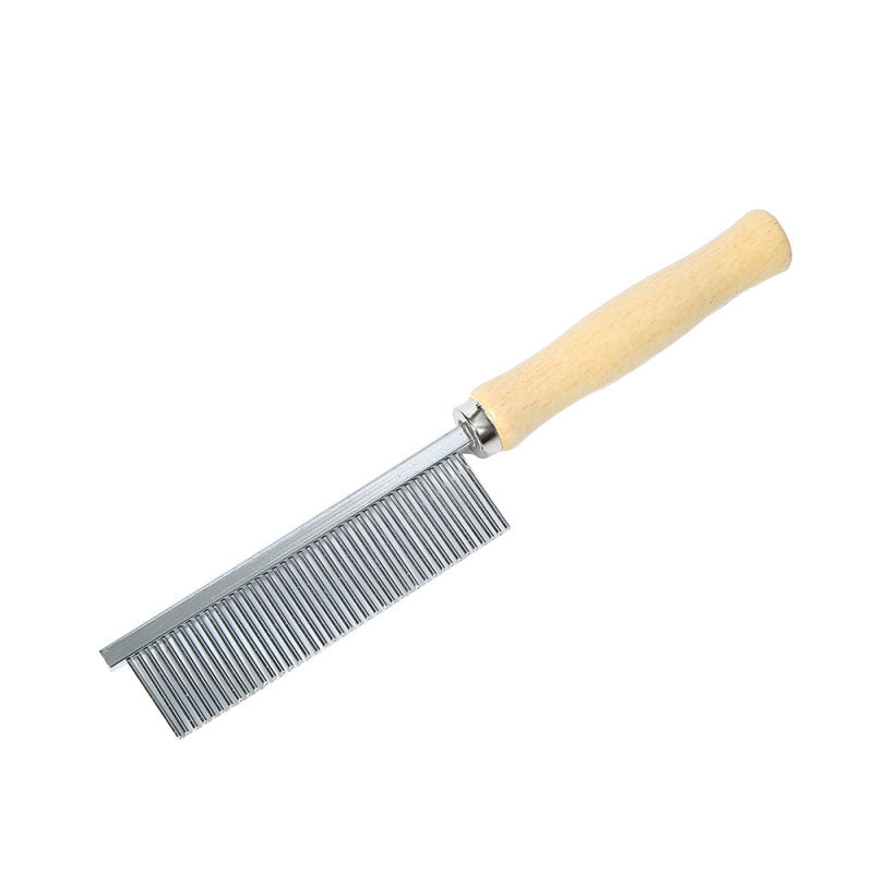 Dog Large Wooden Handle Comb