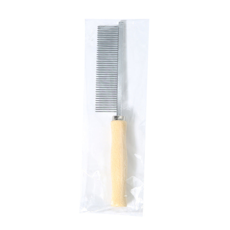 Dog Large Wooden Handle Comb