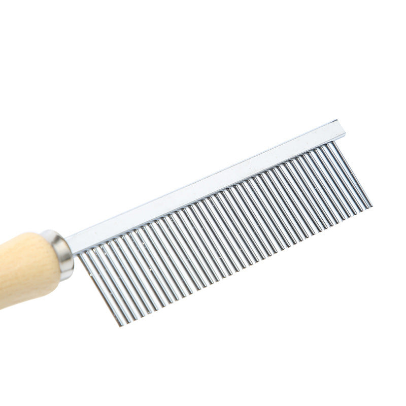 Dog Large Wooden Handle Comb
