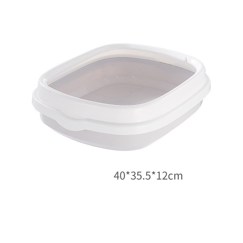 Detachable Anti-splashing Cat Litter Box