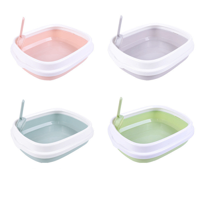 Detachable Anti-splashing Cat Litter Box