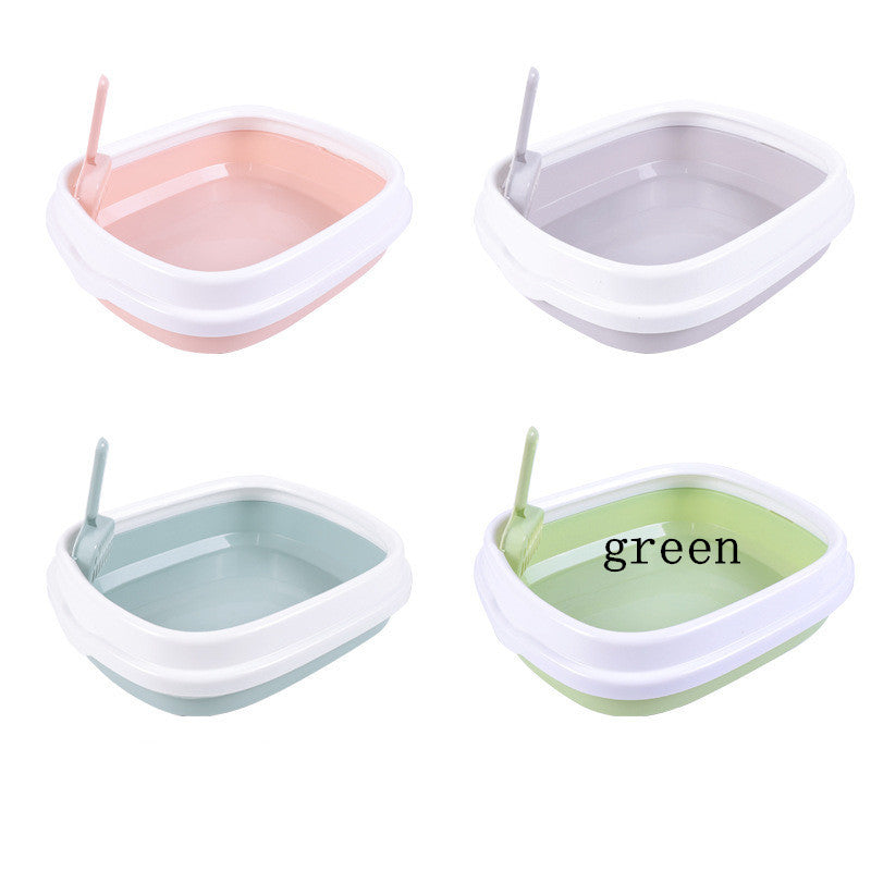 Detachable Anti-splashing Cat Litter Box
