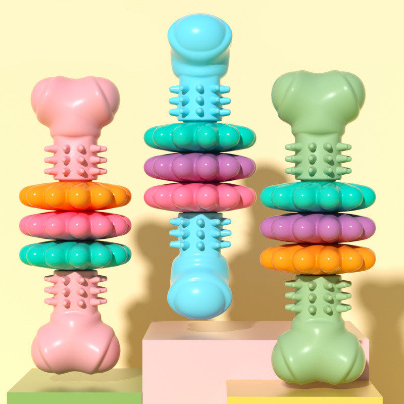 Dog Bone Type Chewing Bite Resistant Teething Toys Pet Products