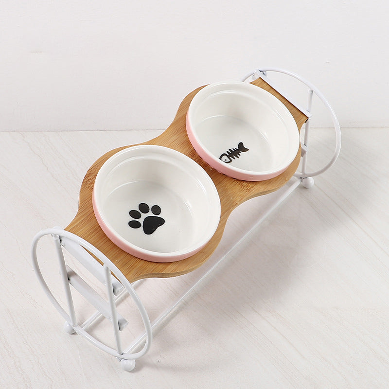 Bamboo And Wood Shelf Bowl