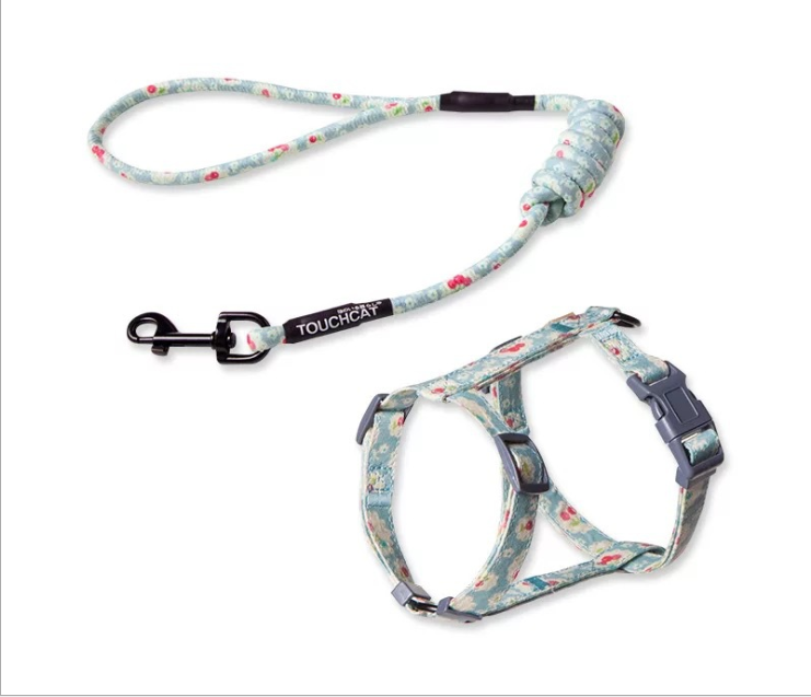 Floral Harness and Leash set