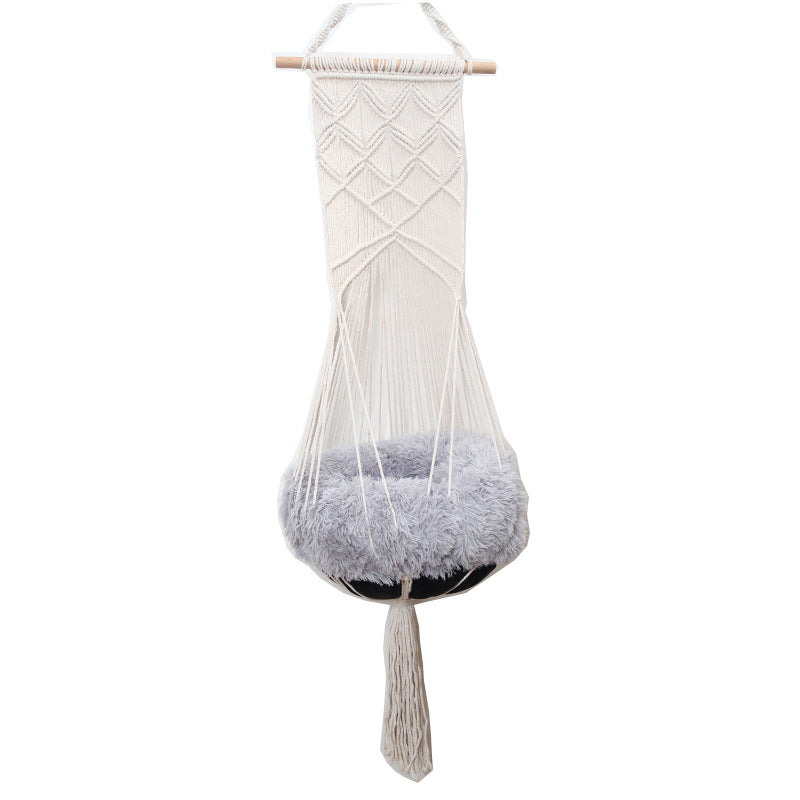 Pet Swing Cage Handmade Macrame bed