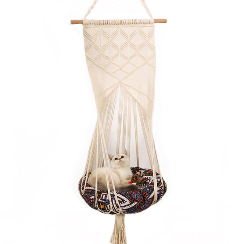 Pet Swing Cage Handmade Macrame bed