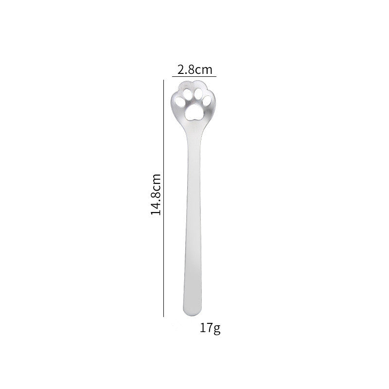 Creative Cartoon Dog Paw Hollow Mixing Spoon