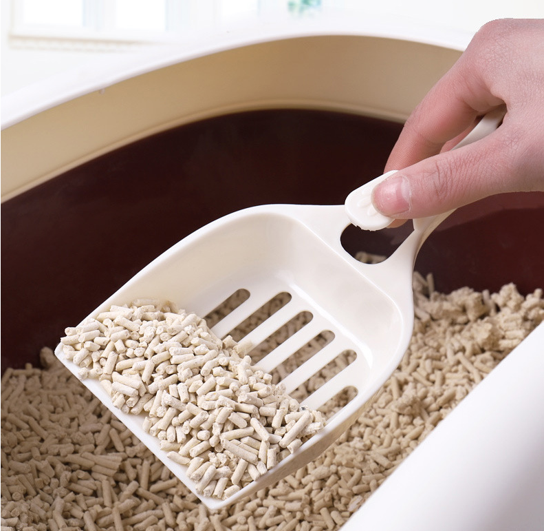 Plastic cat litter shovel
