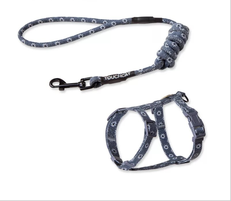 Floral Harness and Leash set