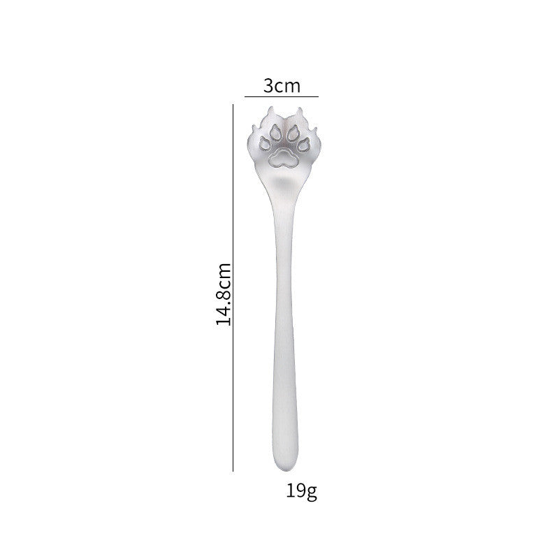 Creative Cartoon Dog Paw Hollow Mixing Spoon