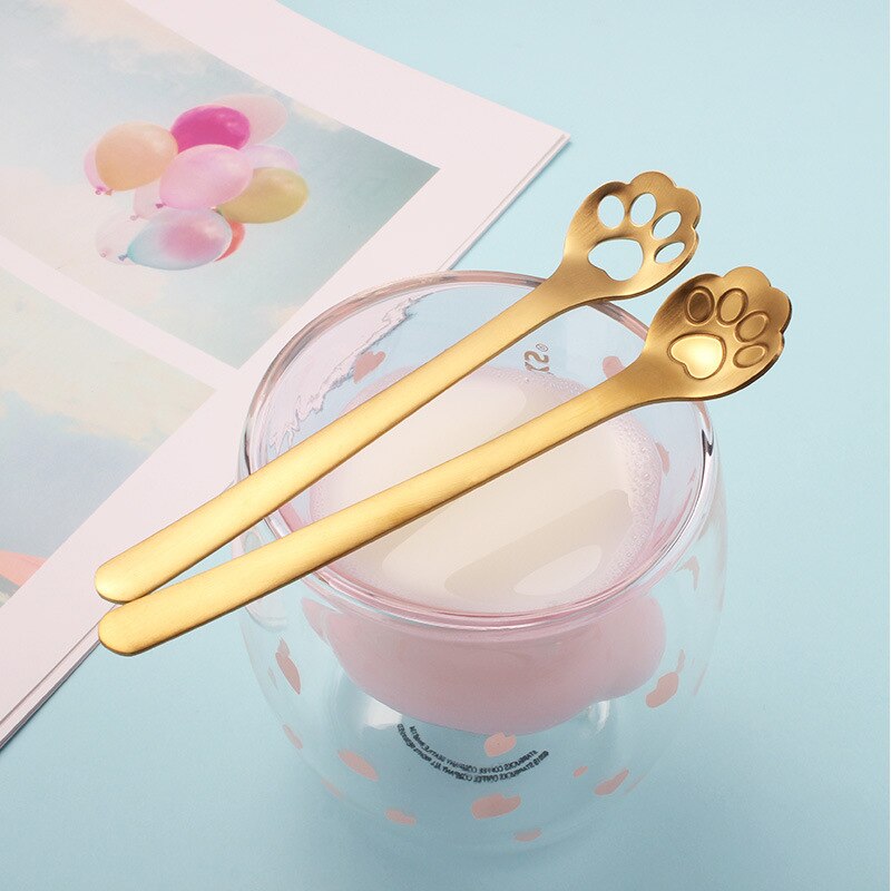 Creative Cartoon Dog Paw Hollow Mixing Spoon